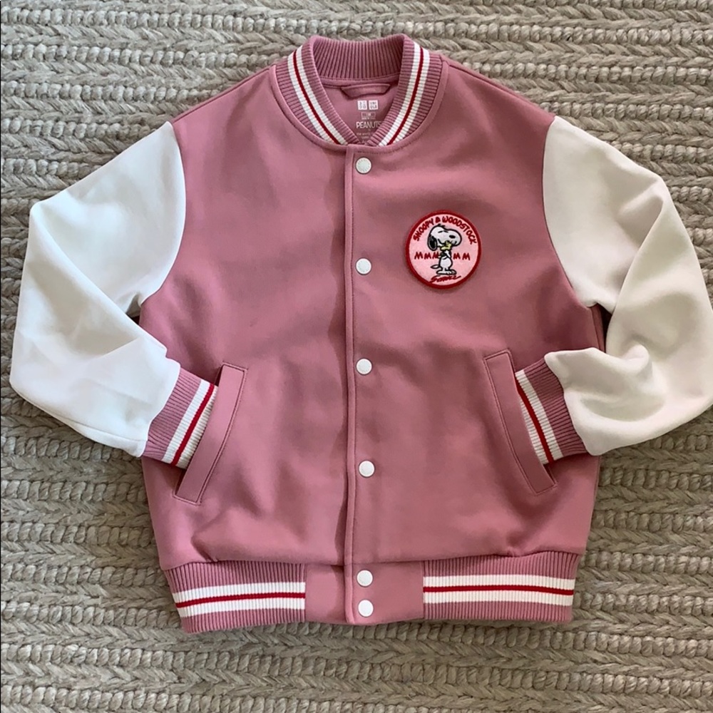 Uniqlo Snoopy Peanuts Bomber Jacket - Like New